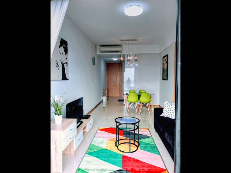 1bedroom serviced apartment Clementi Living and Dining