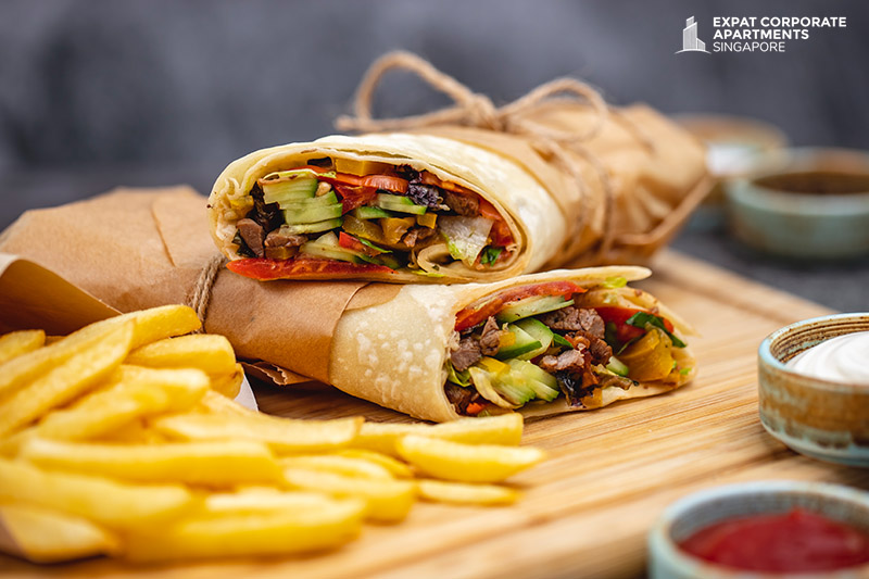 Breakfast Burritos Meal Ideas When Eating for One in a Serviced Apartment in Singapore