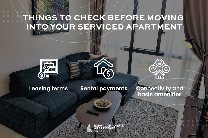 Things to check before moving into your serviced apartment